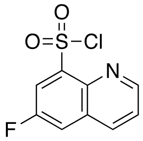 6-Fluoro-8-Quinolinesulfonyl Chloride - Chemical structure and product image