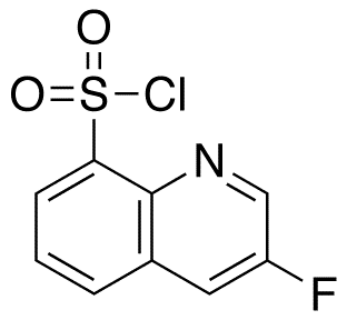 3-Fluoro-8-Quinolinesulfonyl Chloride - Chemical structure and product image