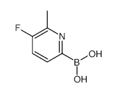 5-Fluoro-6-methylpyridine-2-boronic acid - Chemical structure and product image