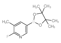 2-Fluoro-3-methylpyridine-5-boronic Acid Pinacol Ester - Chemical structure and product image