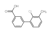 3-(4-Fluoro-2-methylphenyl)benzoic acid - Chemical structure and product image