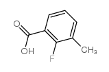 2-Fluoro-3-methylbenzoic acid - Chemical structure and product image