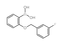 2-(3-Fluorobenzyloxy)phenylboronic acid - Chemical structure and product image