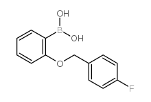 2-(4-Fluorobenzyloxy)phenylboronic acid - Chemical structure and product image