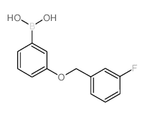 3-(3-Fluorobenzyloxy)phenylboronic Acid - Chemical structure and product image