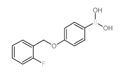4-(2-Fluorobenzyloxy)phenylboronic Acid - Chemical structure and product image