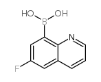 6-Fluoroquinoline-8-boronic Acid - Chemical structure and product image