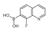 8-Fluoroquinoline-7-boronic acid - Chemical structure and product image