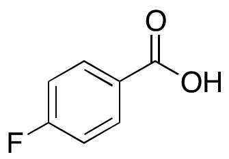 4-Fluorobenzoic acid - Chemical structure and product image