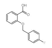 2-[(4-Fluorobenzyl)oxy]benzoic acid - Chemical structure and product image