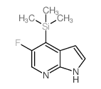 5-Fluoro-4-(trimethylsilyl)-1h-pyrrolo[2,3-b]-pyridine - Chemical structure and product image
