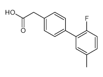 [4-(2-Fluoro-5-methylphenyl)phenyl]acetic acid - Chemical structure and product image