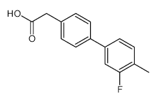 [4-(3-Fluoro-4-methylphenyl)phenyl]acetic acid - Chemical structure and product image