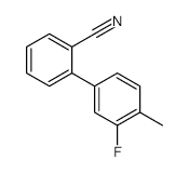 2-(3-Fluoro-4-methylphenyl)benzonitrile - Chemical structure and product image