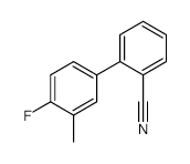 2-(4-Fluoro-3-methylphenyl)benzonitrile - Chemical structure and product image