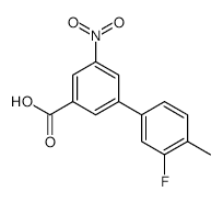 3-(3-Fluoro-4-methylphenyl)-5-nitrobenzoic acid - Chemical structure and product image