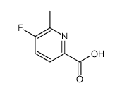 5-Fluoro-6-methylpyridine-2-carboxylic acid - Chemical structure and product image
