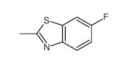 6-Fluoro-2-methylbenzothiazole - Chemical structure and product image
