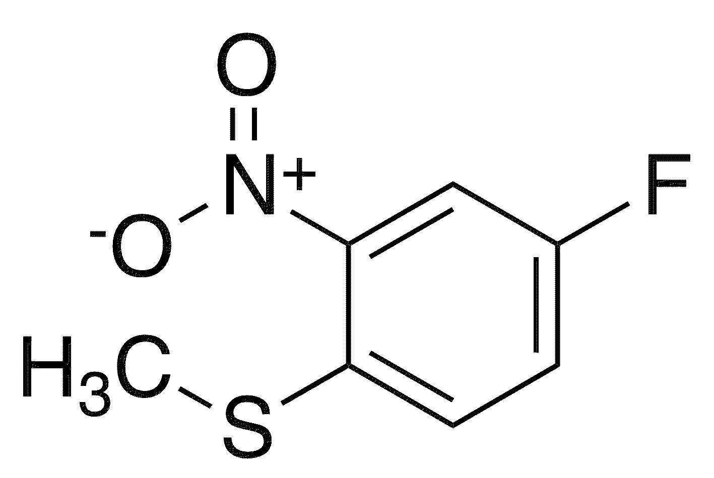4-Fluoro-1-(methylsulfanyl)-2-nitrobenzene - Chemical structure and product image