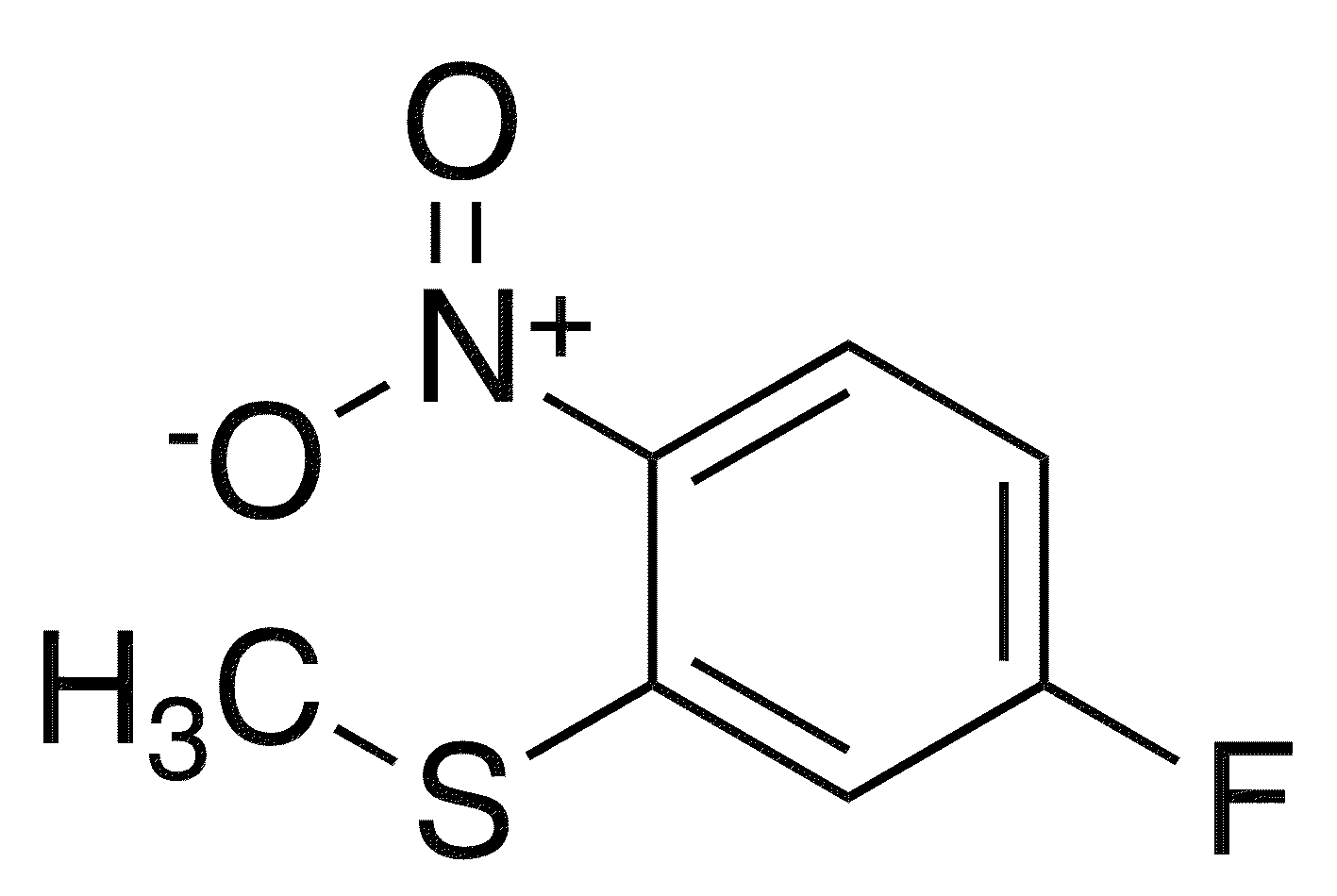 4-Fluoro-2-(methylsulfanyl)-1-nitrobenzene - Chemical structure and product image