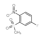 4-Fluoro-2-(methylsulfonyl)nitrobenzene - Chemical structure and product image