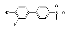 2-Fluoro-4-(4-methylsulfonylphenyl)phenol - Chemical structure and product image