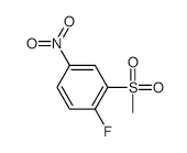 1-Fluoro-2-(methylsulphonyl)-4-nitrobenzene - Chemical structure and product image