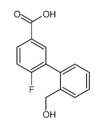 4-Fluoro-3-(2-hydroxymethylphenyl)benzoic acid - Chemical structure and product image