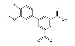 3-(4-Fluoro-3-methoxyphenyl)-5-nitrobenzoic acid - Chemical structure and product image