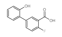 2-Fluoro-5-(2-hydroxyphenyl)benzoic acid - Chemical structure and product image