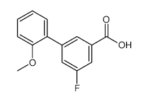 5-Fluoro-3-(2-methoxyphenyl)benzoic acid - Chemical structure and product image