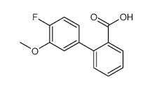 2-(4-Fluoro-3-methoxyphenyl)benzoic acid - Chemical structure and product image