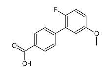 4-(2-Fluoro-5-methoxyphenyl)benzoic acid - Chemical structure and product image