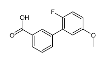 2-Fluoro-5-methoxybiphenyl-3-carboxylic acid - Chemical structure and product image