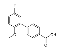 4-(5-Fluoro-2-methoxyphenyl)benzoic acid - Chemical structure and product image