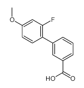 2-Fluoro-4-methoxybiphenyl-3-carboxylic acid - Chemical structure and product image