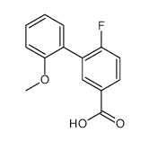 4-Fluoro-3-(2-methoxyphenyl)benzoic acid - Chemical structure and product image
