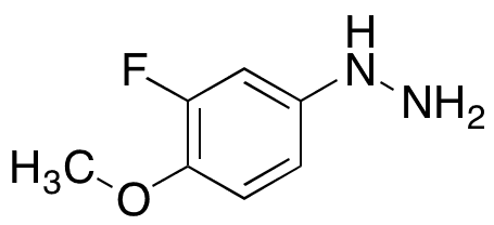 3-Fluoro-4-methoxyphenylhydrazine - Chemical structure and product image