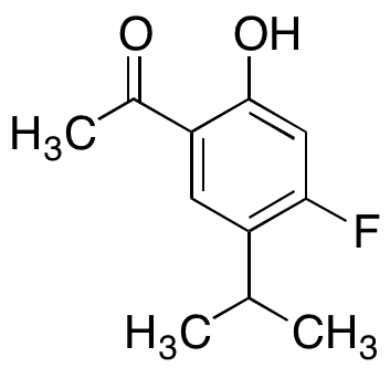 1-(4-Fluoro-2-hydroxy-5-isopropylphenyl)ethan-1-one - Chemical structure and product image