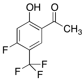 1-(4-Fluoro-2-hydroxy-5-(trifluoromethyl)phenyl)ethan-1-one - Chemical structure and product image