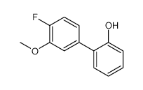 2-(4-Fluoro-3-methoxyphenyl)phenol - Chemical structure and product image