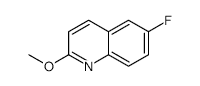 6-Fluoro-2-methoxyquinoline - Chemical structure and product image