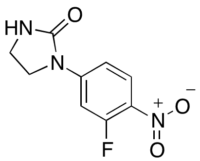 1-â€‹(3-â€‹Fluoro-â€‹4-â€‹nitrophenyl)â€‹-2-â€‹Imidazolidinone, - Chemical structure and product image
