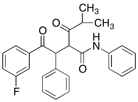 3-Fluoro-alpha-(2-methyl-1-oxopropyl)-gamma-oxo-N,beta-diphenyl-benzenebutanamide - Chemical structure and product image