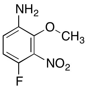 4-Fluoro-2-methoxy-3-nitro-benzenamine - Chemical structure and product image