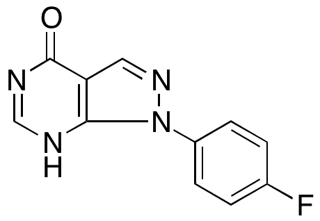 1-(4-Fluorophenyl)-1H-pyrazolo[3,4-d]pyrimidin-4-ol - Chemical structure and product image