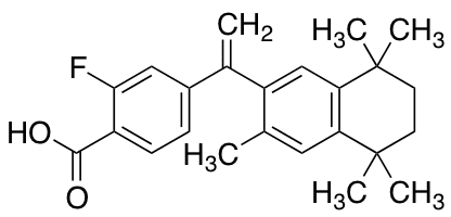 Fluorobexarotene - Chemical structure and product image