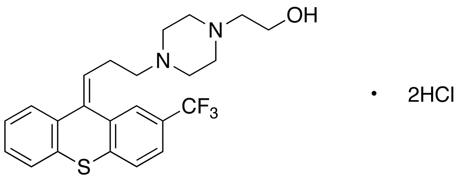 cis-(Z)-Flupentixol Dihydrochloride - Chemical structure and product image