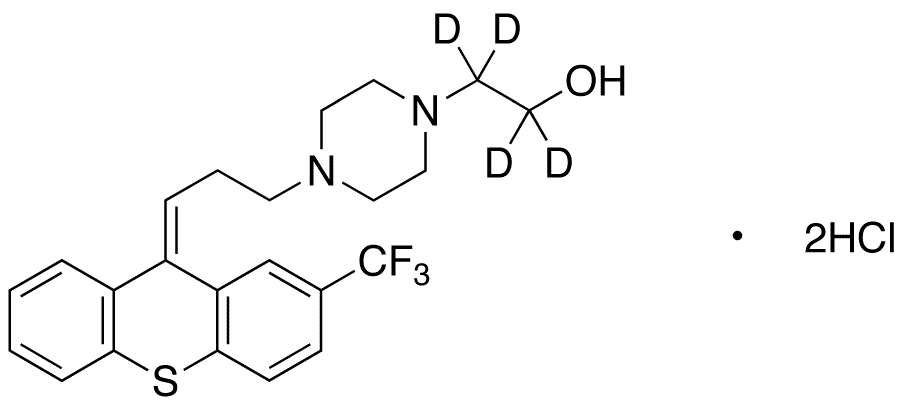 (E/Z)-Flupentixol-d4 Dihydrochloride - Chemical structure and product image