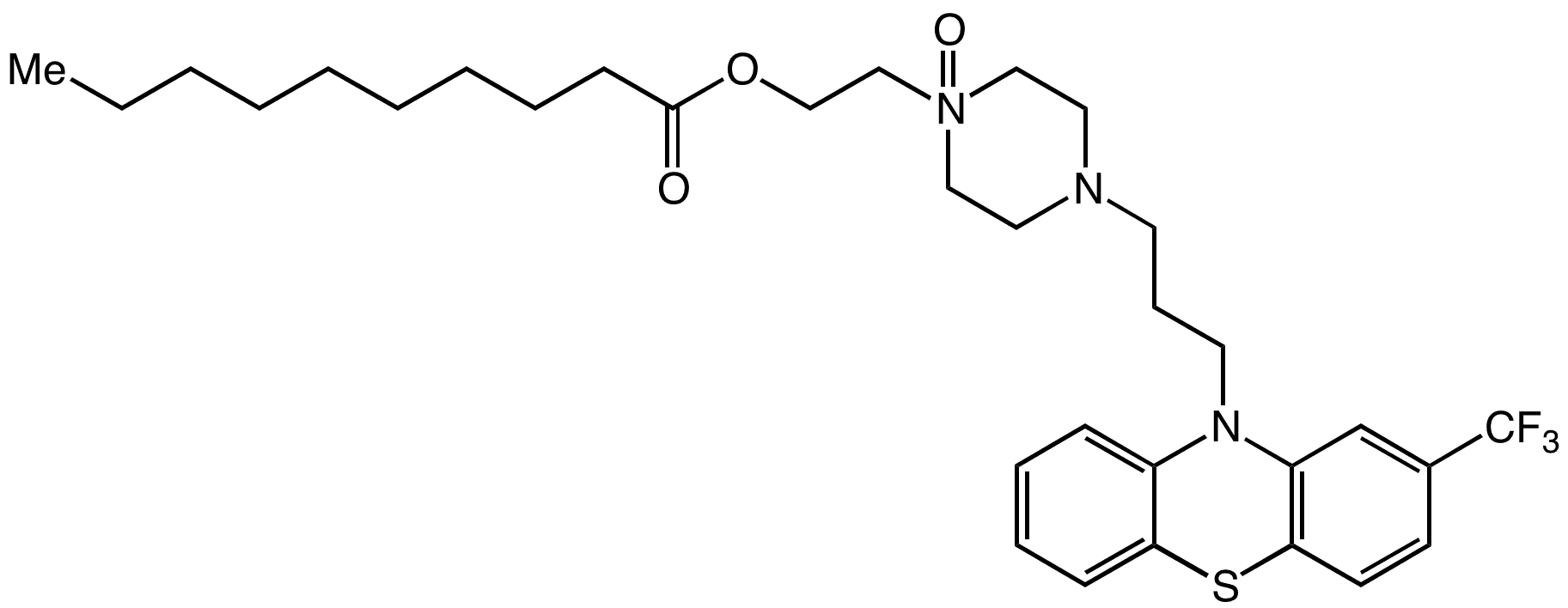 Fluphenazine Decanoate N4-Oxide - Chemical structure and product image